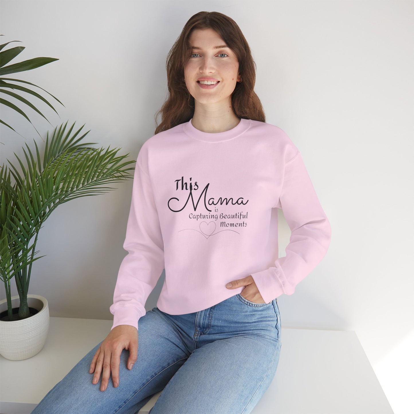 Mama Moments Crewneck Sweatshirt - Gift for Moms