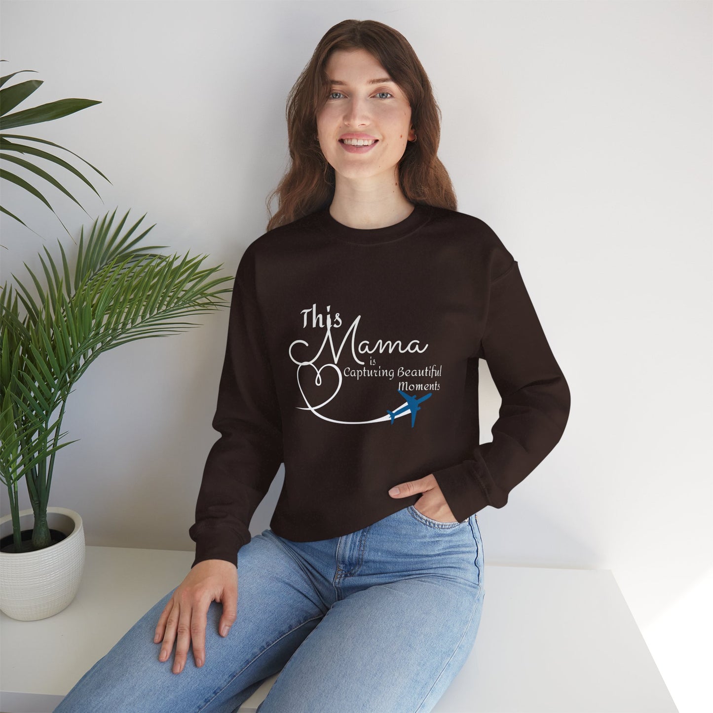 This Mama is Capturing Beautiful Moments Crewneck Sweatshirt - Gift for Moms