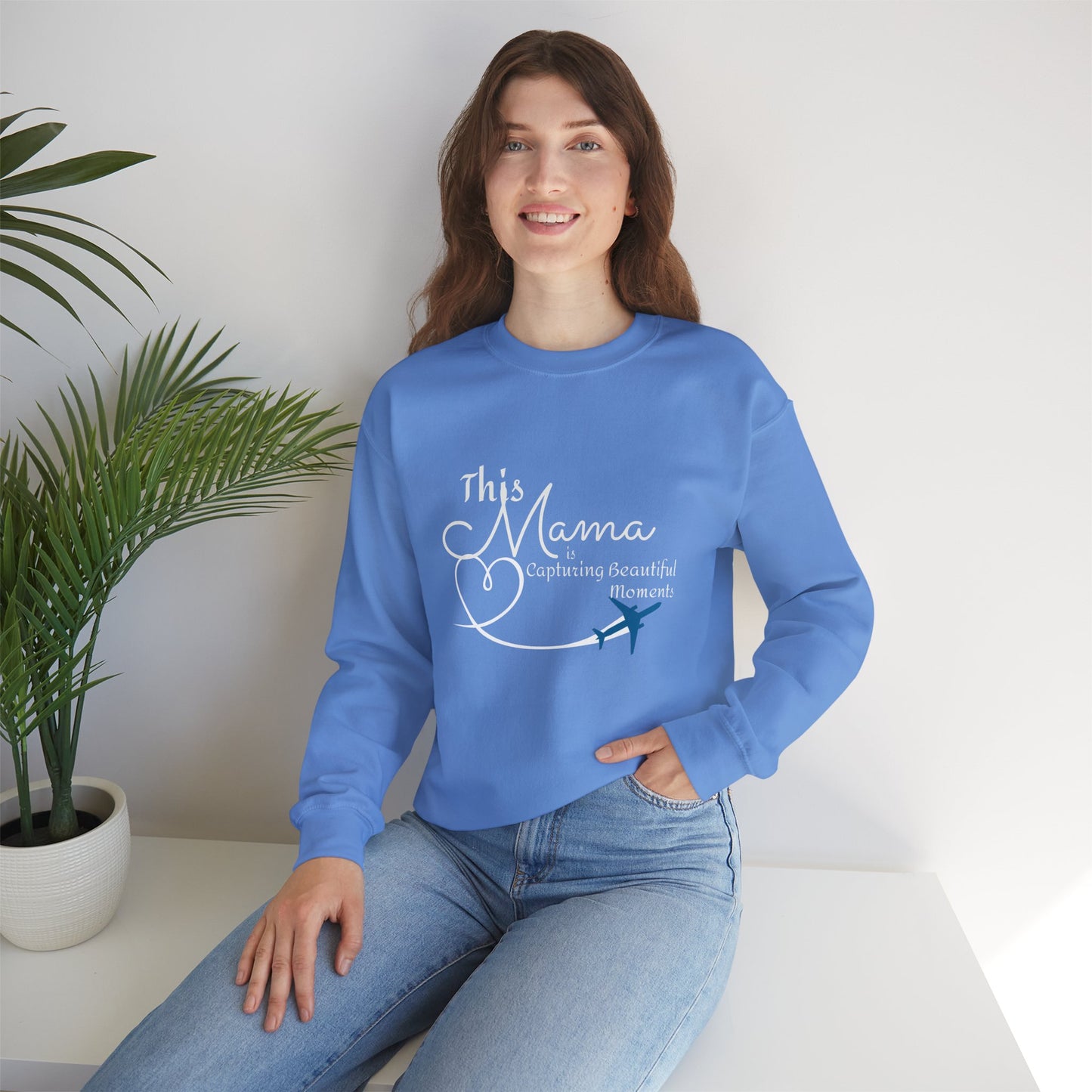 This Mama is Capturing Beautiful Moments Crewneck Sweatshirt - Gift for Moms