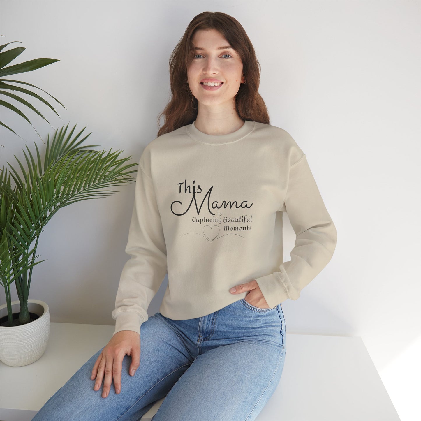 Mama Moments Crewneck Sweatshirt - Gift for Moms
