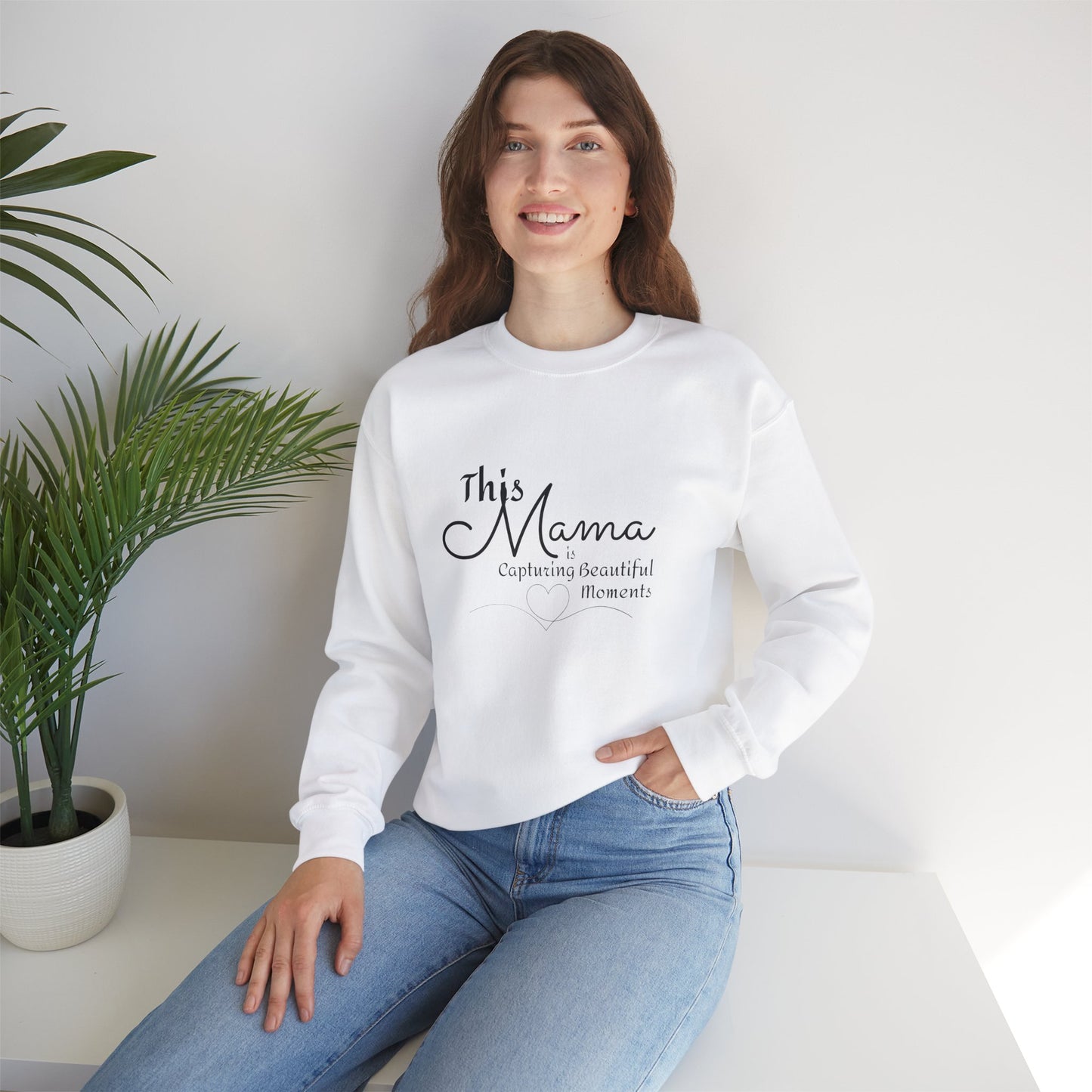 Mama Moments Crewneck Sweatshirt - Gift for Moms