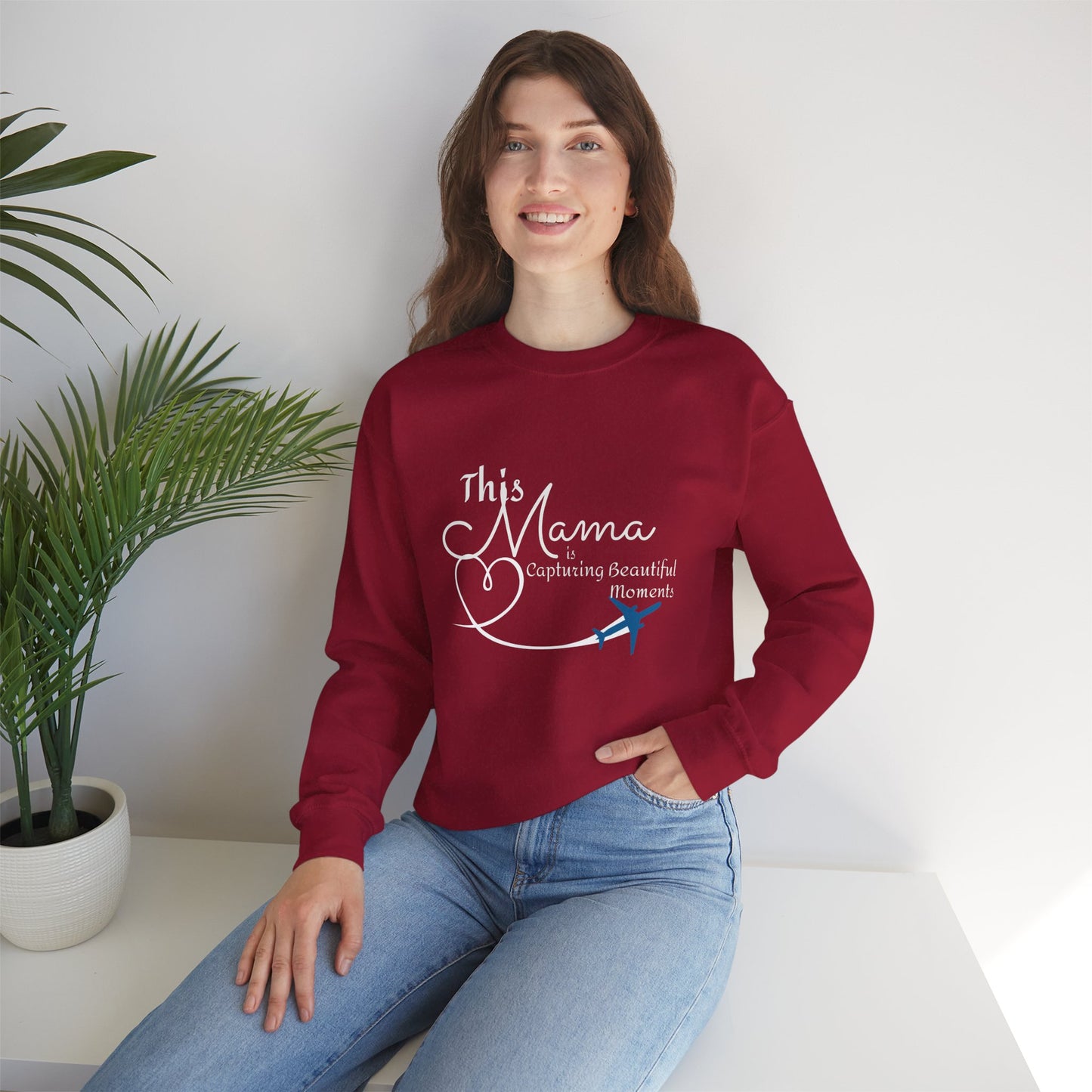 This Mama is Capturing Beautiful Moments Crewneck Sweatshirt - Gift for Moms