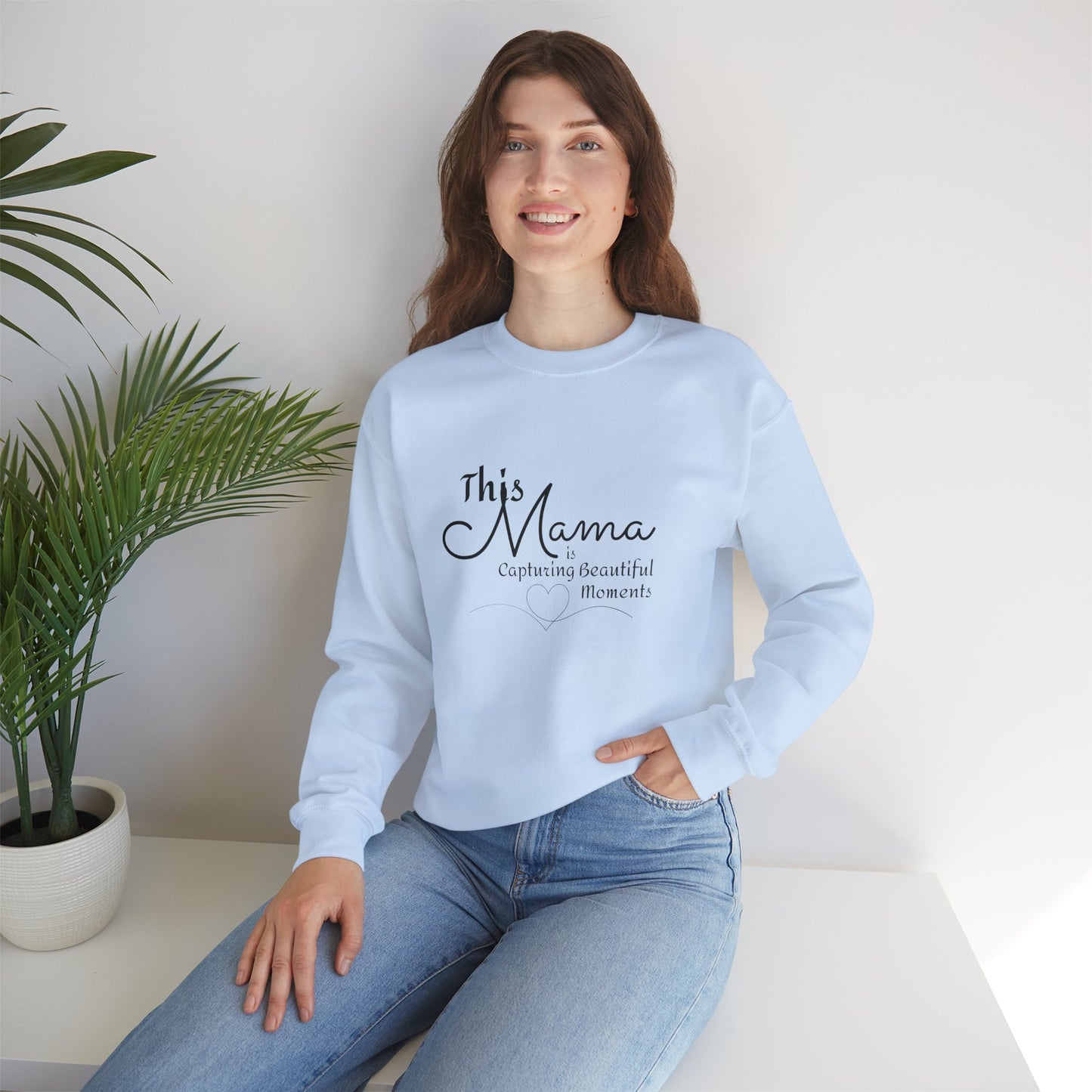 Mama Moments Crewneck Sweatshirt - Gift for Moms