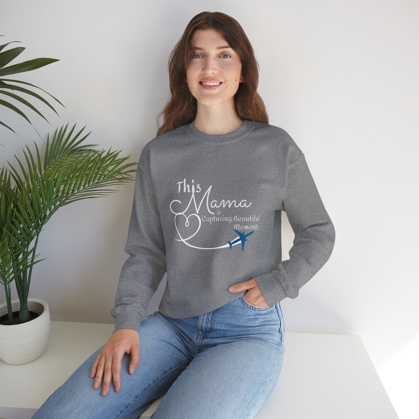 This Mama is Capturing Beautiful Moments Crewneck Sweatshirt - Gift for Moms