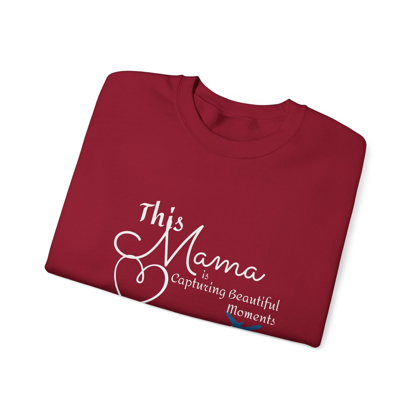 This Mama is Capturing Beautiful Moments Crewneck Sweatshirt - Gift for Moms