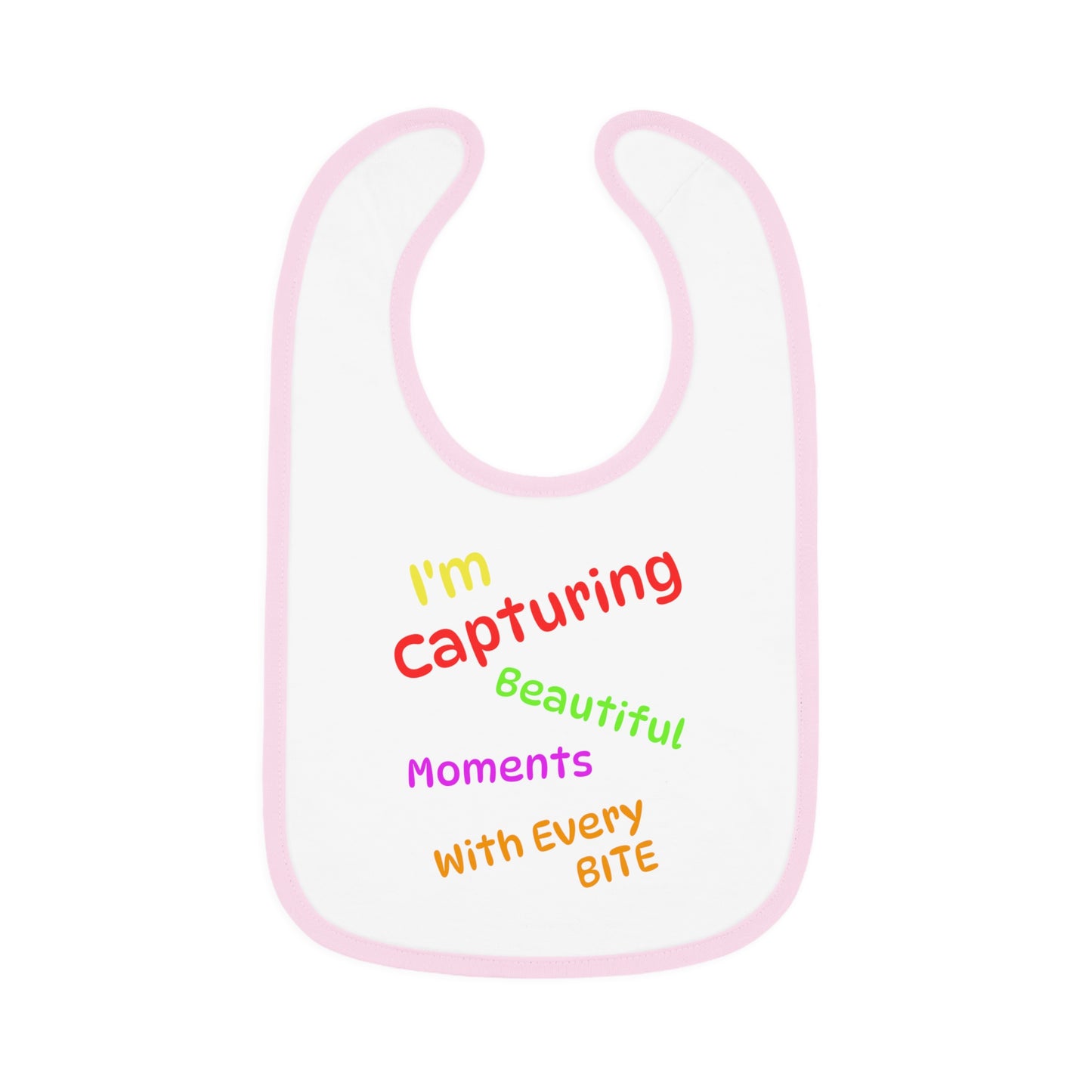 Colorful Capturing Moments Baby Bib - Perfect Gift for New Parents