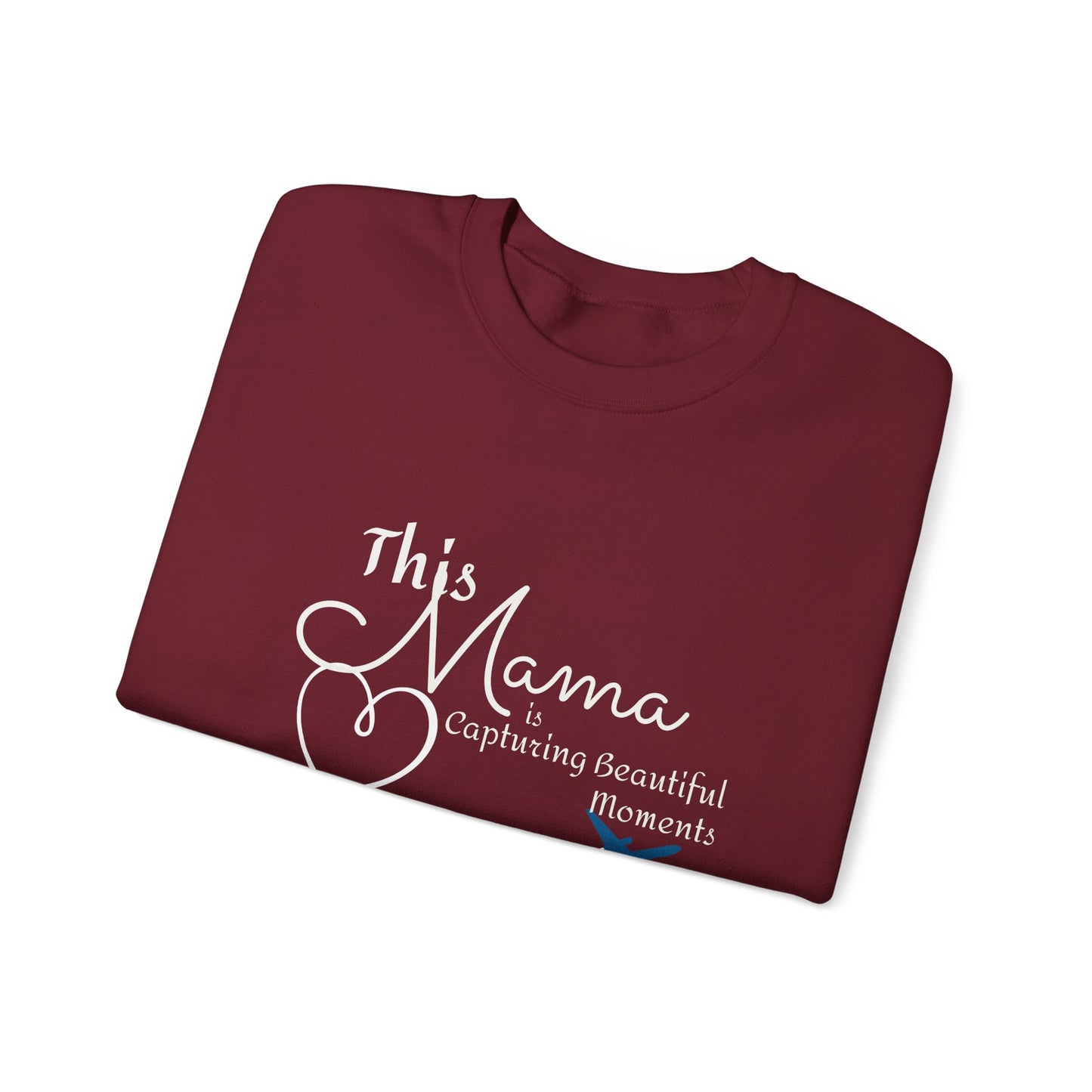 This Mama is Capturing Beautiful Moments Crewneck Sweatshirt - Gift for Moms