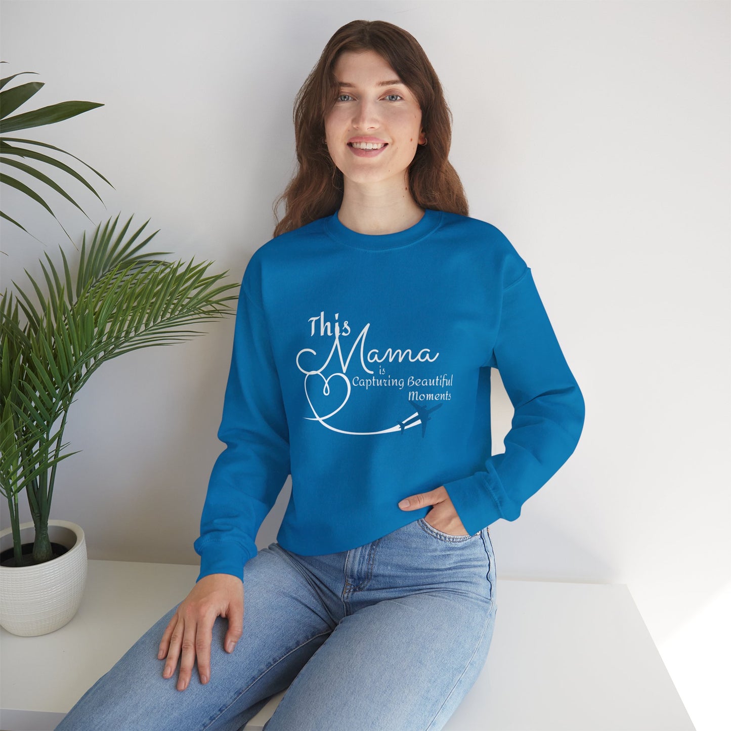 This Mama is Capturing Beautiful Moments Crewneck Sweatshirt - Gift for Moms