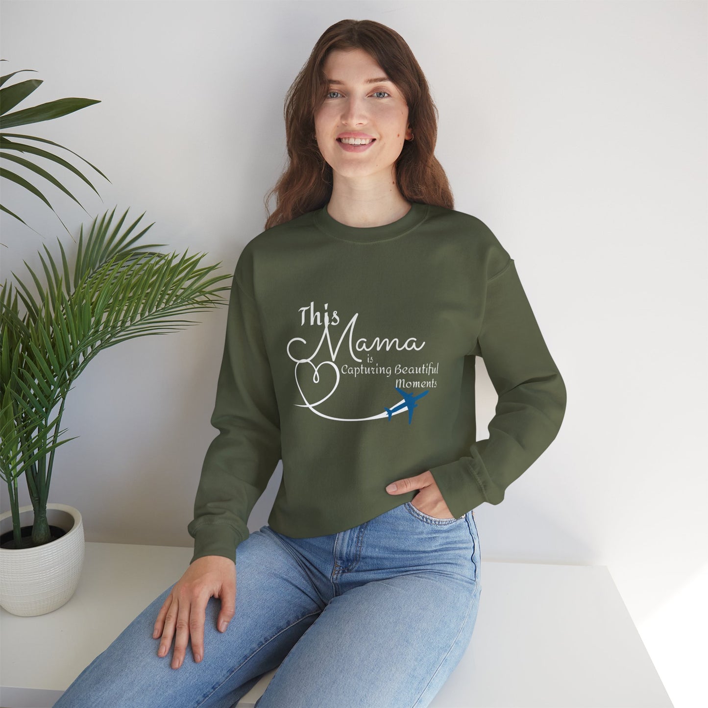 This Mama is Capturing Beautiful Moments Crewneck Sweatshirt - Gift for Moms